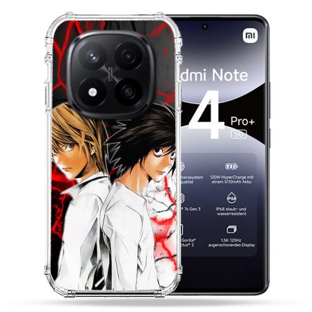 Coque Renforcée Pour Xiaomi Redmi Note 14 PRO PLUS 5G Manga Death Note Duo