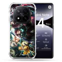 Coque Renforcée Pour Xiaomi Redmi Note 14 PRO PLUS 5G Manga Demon Slayer Groupe