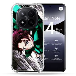 Coque Renforcée Pour Xiaomi Redmi Note 14 PRO PLUS 5G Manga Demon Slayer Tanjiro