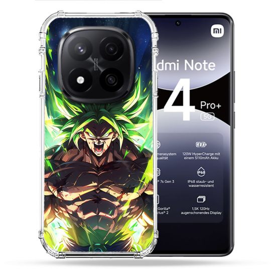 Coque Renforcée Pour Xiaomi Redmi Note 14 PRO PLUS 5G Manga Dragon Ball Broly