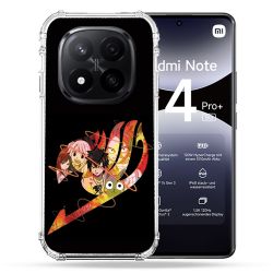 Coque Renforcée Pour Xiaomi Redmi Note 14 PRO PLUS 5G Manga Fairy Tail Logo Noir