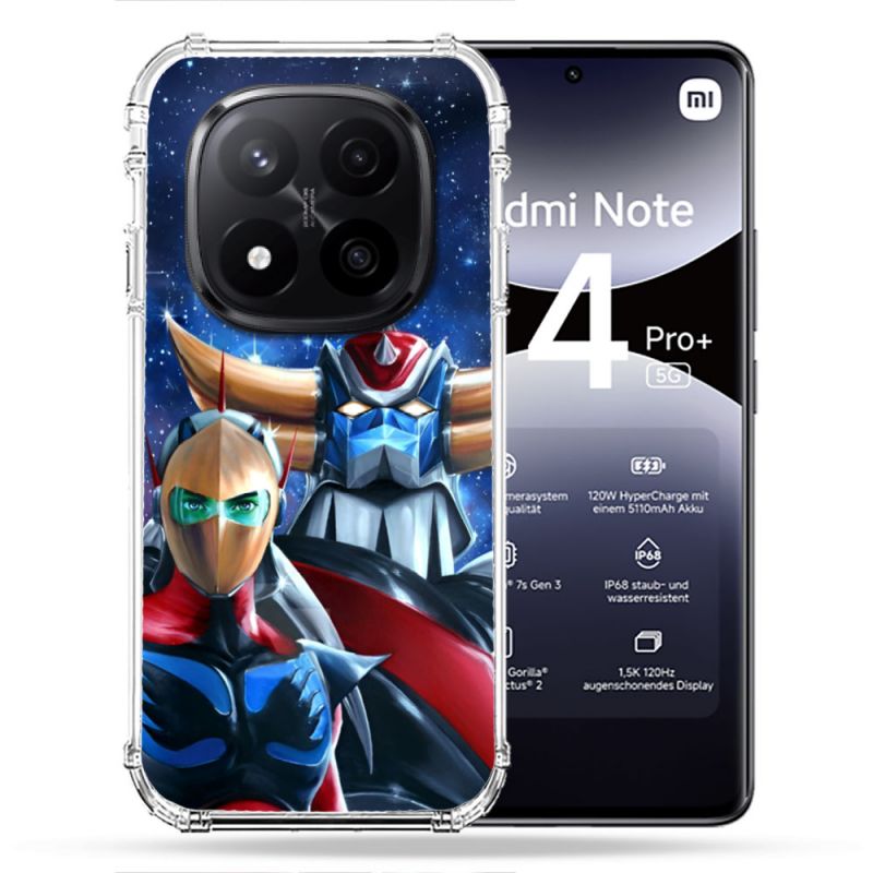 Coque Renforcée Pour Xiaomi Redmi Note 14 PRO PLUS 5G Manga Goldorak