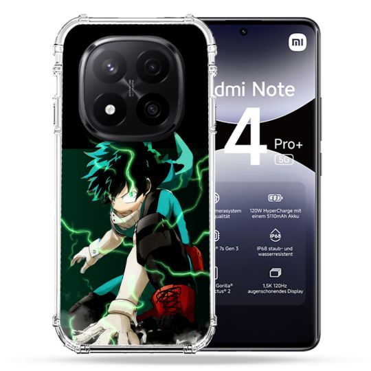 Coque Renforcée Pour Xiaomi Redmi Note 14 PRO PLUS 5G Manga My Hero Academia Deku