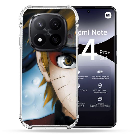 Coque Renforcée Pour Xiaomi Redmi Note 14 PRO PLUS 5G Manga Naruto Blanc