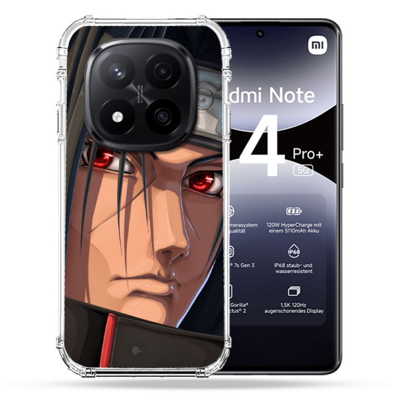 Coque Renforcée Pour Xiaomi Redmi Note 14 PRO PLUS 5G Manga Naruto Itachi Visage