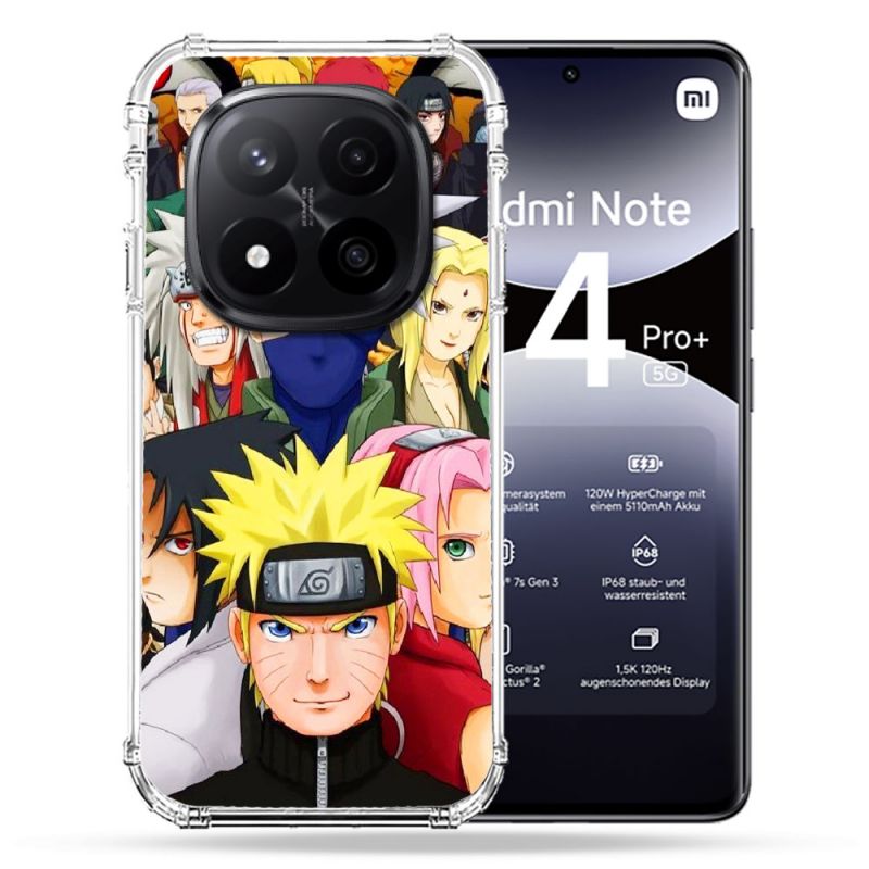Coque Renforcée Pour Xiaomi Redmi Note 14 PRO PLUS 5G Manga Naruto Team