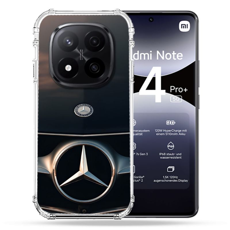 Coque Renforcée Pour Xiaomi Redmi Note 14 PRO PLUS 5G Mercedes Calendre
