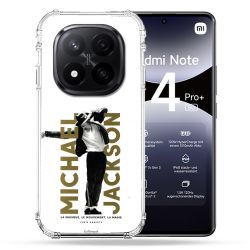 Coque Renforcée Pour Xiaomi Redmi Note 14 PRO PLUS 5G Michael Jackson Blanc
