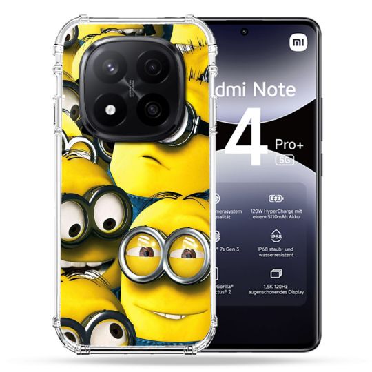 Coque Renforcée Pour Xiaomi Redmi Note 14 PRO PLUS 5G Minions Groupe