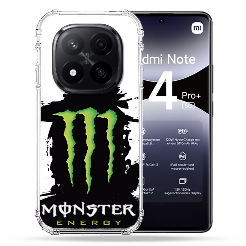 Coque Renforcée Pour Xiaomi Redmi Note 14 PRO PLUS 5G Monster Energy Tache