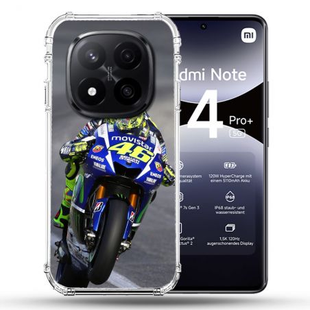 Coque Renforcée Pour Xiaomi Redmi Note 14 PRO PLUS 5G Moto Course GP Wheeling 46