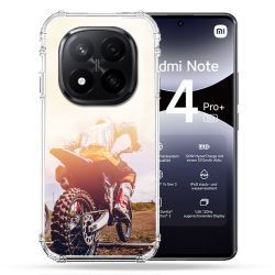 Coque Renforcée Pour Xiaomi Redmi Note 14 PRO PLUS 5G Moto Cross Soleil