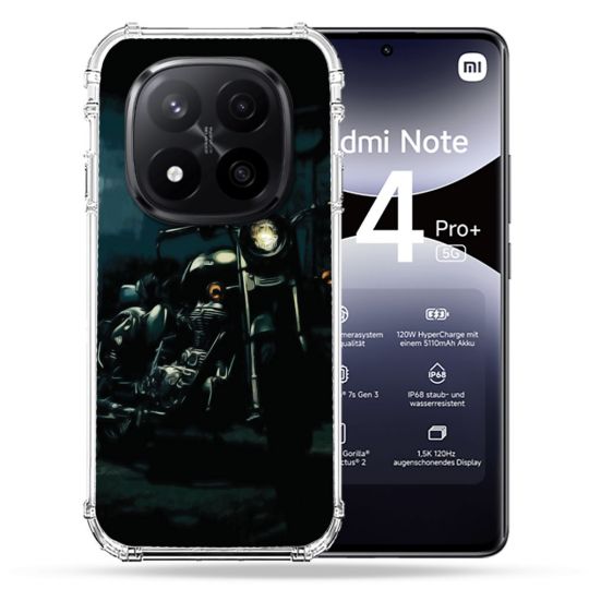 Coque Renforcée Pour Xiaomi Redmi Note 14 PRO PLUS 5G Moto Harley Vintage