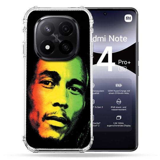 Coque Renforcée Pour Xiaomi Redmi Note 14 PRO PLUS 5G Musique Bob Marley 2
