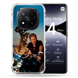 Coque Renforcée Pour Xiaomi Redmi Note 14 PRO PLUS 5G Musique Johnny Hallyday Moto