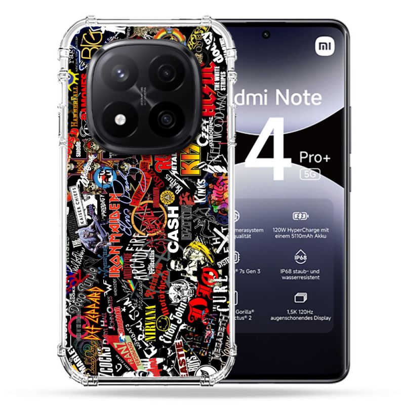 Coque Renforcée Pour Xiaomi Redmi Note 14 PRO PLUS 5G Musique Rock Groupe