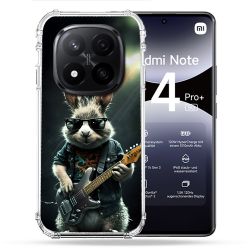 Coque Renforcée Pour Xiaomi Redmi Note 14 PRO PLUS 5G Musique Rock Lapin