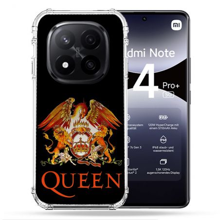 Coque Renforcée Pour Xiaomi Redmi Note 14 PRO PLUS 5G Musique Rock Queen