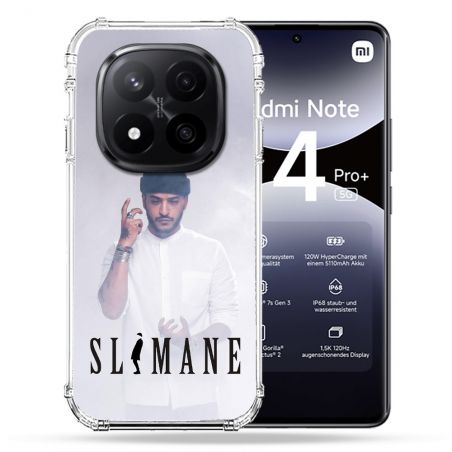 Coque Renforcée Pour Xiaomi Redmi Note 14 PRO PLUS 5G Musique Slimane Blanc
