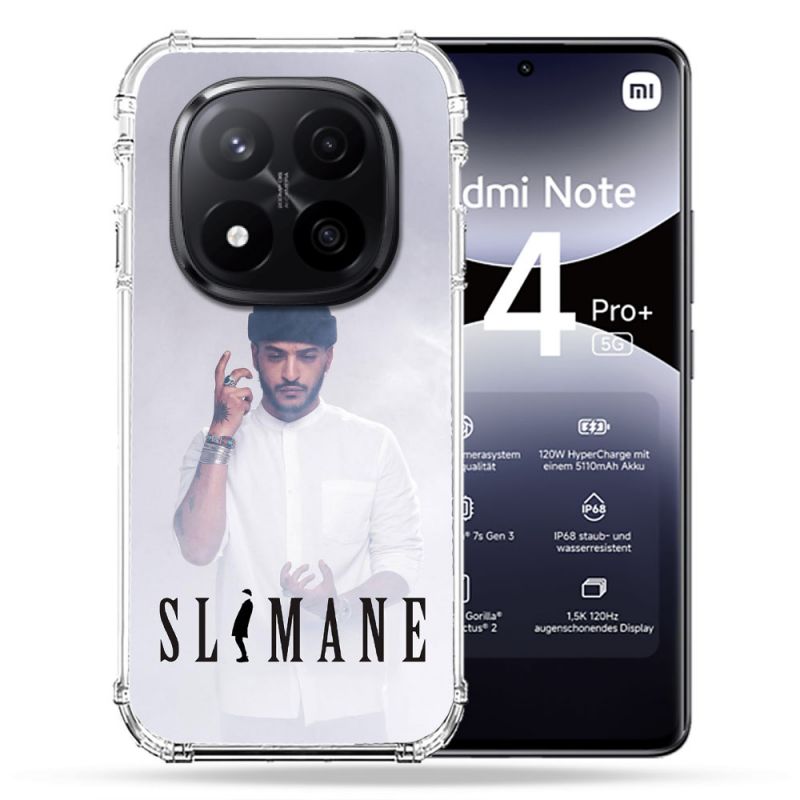 Coque Renforcée Pour Xiaomi Redmi Note 14 PRO PLUS 5G Musique Slimane Blanc