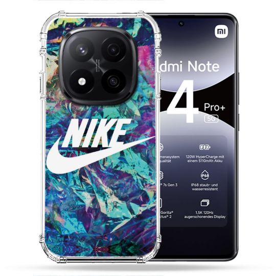 Coque Renforcée Pour Xiaomi Redmi Note 14 PRO PLUS 5G Nike Turquoise