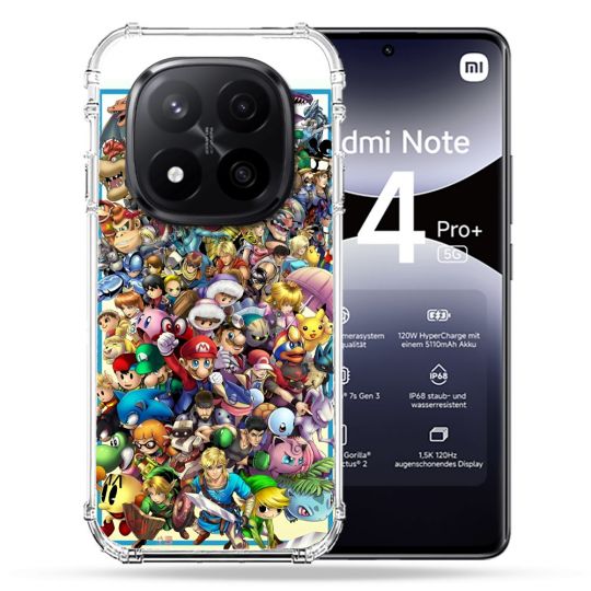 Coque Renforcée Pour Xiaomi Redmi Note 14 PRO PLUS 5G Nintendo