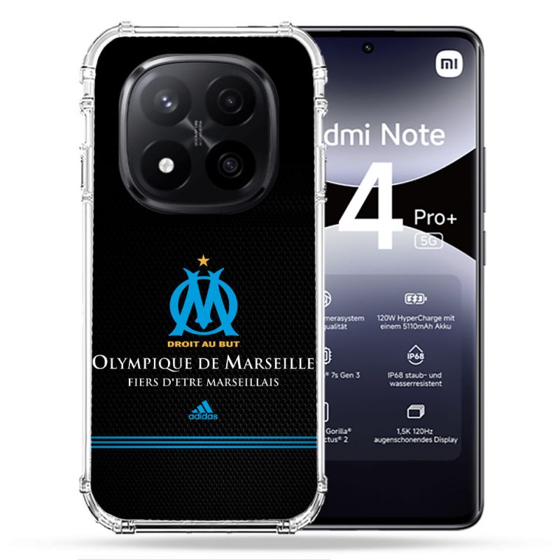 Coque Renforcée Pour Xiaomi Redmi Note 14 PRO PLUS 5G Olympique Marseille OM Fier etre Marseillais