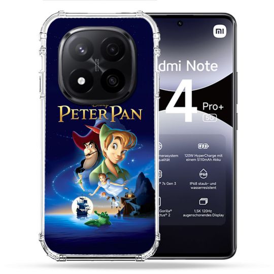 Coque Renforcée Pour Xiaomi Redmi Note 14 PRO PLUS 5G Peter Pan Affiche
