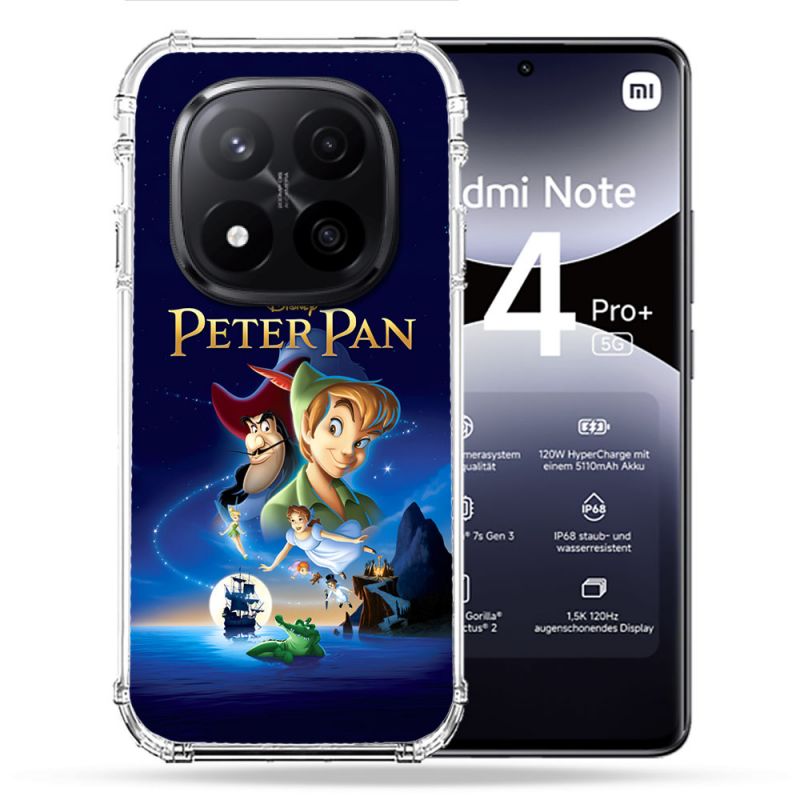 Coque Renforcée Pour Xiaomi Redmi Note 14 PRO PLUS 5G Peter Pan Affiche