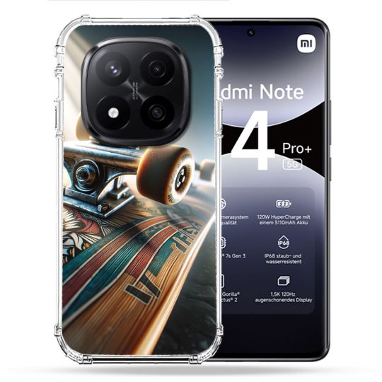 Coque Renforcée Pour Xiaomi Redmi Note 14 PRO PLUS 5G Planche Skate