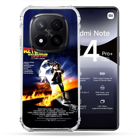Coque Renforcée Pour Xiaomi Redmi Note 14 PRO PLUS 5G Retour Vers Le Futur Affiche