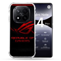 Coque Renforcée Pour Xiaomi Redmi Note 14 PRO PLUS 5G ROG Rouge