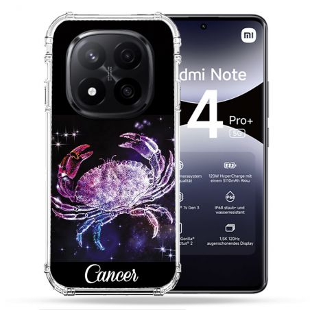Coque Renforcée Pour Xiaomi Redmi Note 14 PRO PLUS 5G Signe Zodiaque 2 Cancer