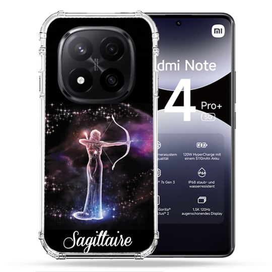 Coque Renforcée Pour Xiaomi Redmi Note 14 PRO PLUS 5G Signe Zodiaque 2 Sagittaire