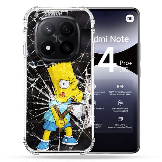 Coque Renforcée Pour Xiaomi Redmi Note 14 PRO PLUS 5G Simpson Bart