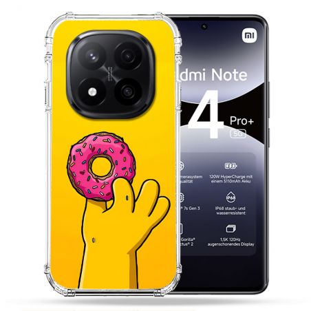 Coque Renforcée Pour Xiaomi Redmi Note 14 PRO PLUS 5G Simpson Donuts