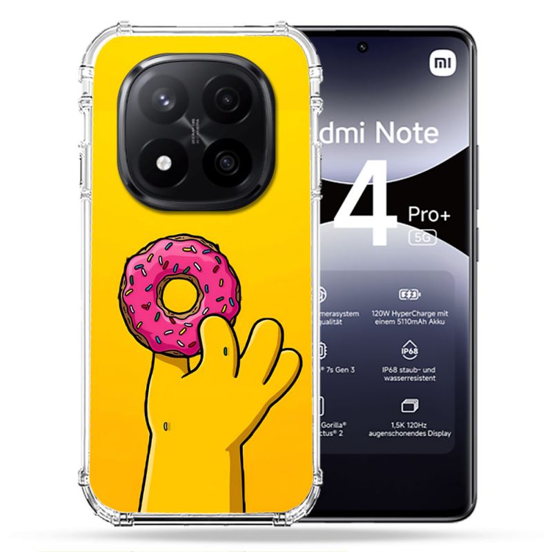 Coque Renforcée Pour Xiaomi Redmi Note 14 PRO PLUS 5G Simpson Donuts