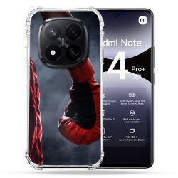Coque Renforcée Pour Xiaomi Redmi Note 14 PRO PLUS 5G Sport Boxe Gant Rouge