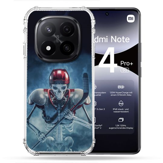 Coque Renforcée Pour Xiaomi Redmi Note 14 PRO PLUS 5G Sport Hockey Squelette
