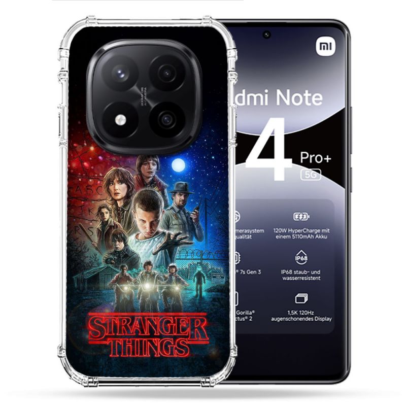 Coque Renforcée Pour Xiaomi Redmi Note 14 PRO PLUS 5G Stanger Things Affiche 1