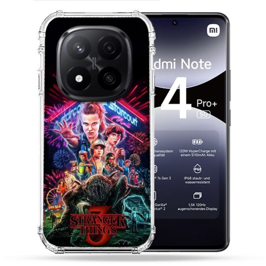 Coque Renforcée Pour Xiaomi Redmi Note 14 PRO PLUS 5G Stanger Things Affiche 3