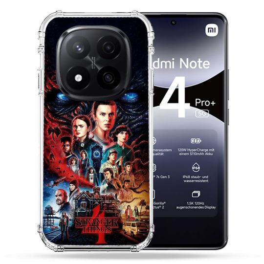 Coque Renforcée Pour Xiaomi Redmi Note 14 PRO PLUS 5G Stanger Things Affiche 4