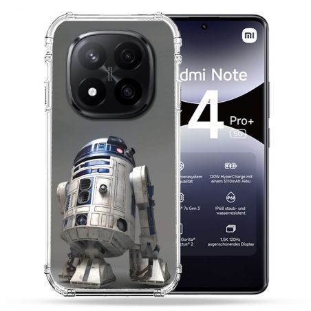 Coque Renforcée Pour Xiaomi Redmi Note 14 PRO PLUS 5G Star Wars - R2D2