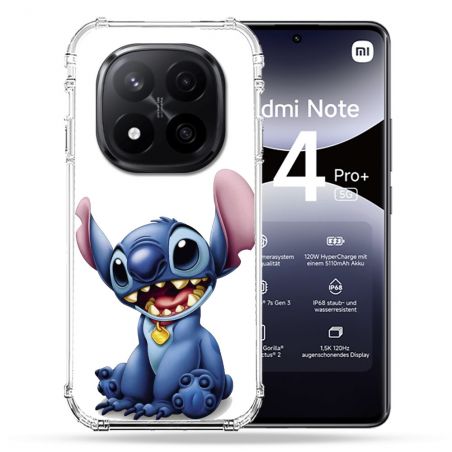 Coque Renforcée Pour Xiaomi Redmi Note 14 PRO PLUS 5G Stitch Blanc