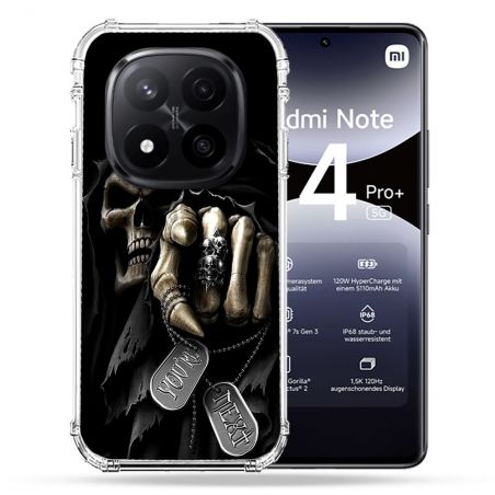 Coque Renforcée Pour Xiaomi Redmi Note 14 PRO PLUS 5G Tete de Mort Your Next