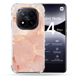 Coque Renforcée Pour Xiaomi Redmi Note 14 PRO PLUS 5G Texture Marbre Rose