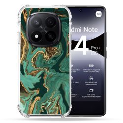 Coque Renforcée Pour Xiaomi Redmi Note 14 PRO PLUS 5G Texture Marbre Vert