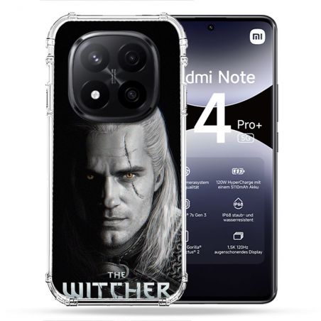 Coque Renforcée Pour Xiaomi Redmi Note 14 PRO PLUS 5G The Witcher Noir