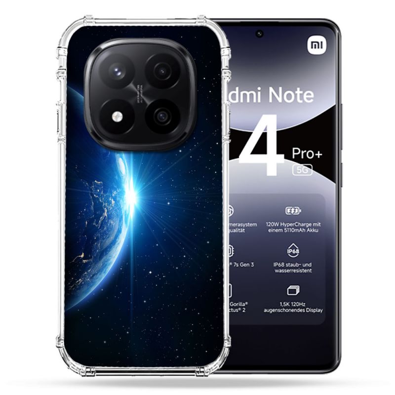 Coque Renforcée Pour Xiaomi Redmi Note 14 PRO PLUS 5G Univers Planete Terre