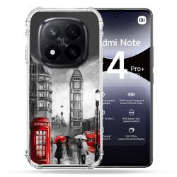 Coque Renforcée Pour Xiaomi Redmi Note 14 PRO PLUS 5G Voyage Angleterre Londres Vintage